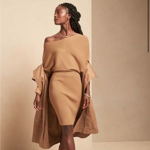 Banana Republic off-shoulder sweater dress